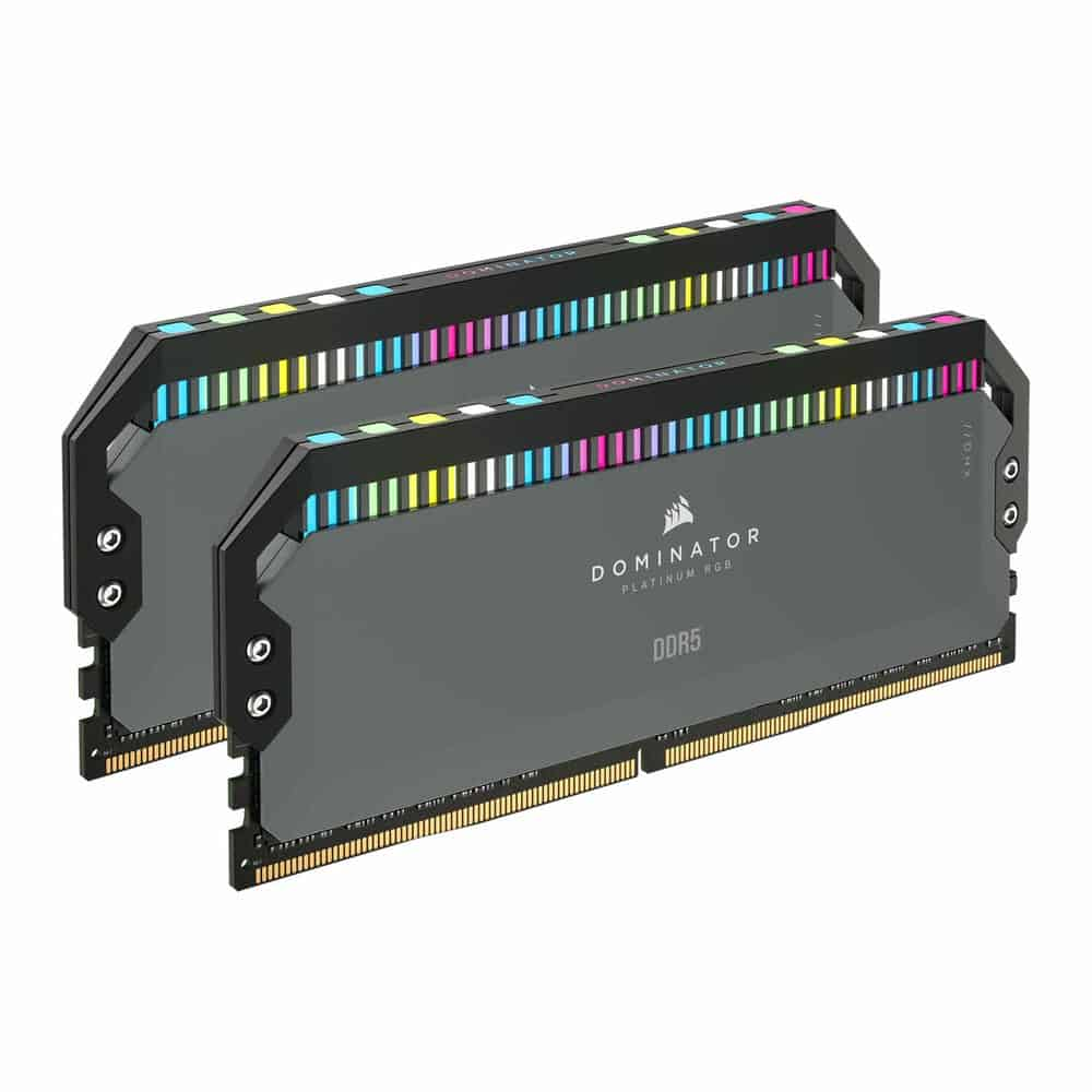 (image for) Corsair DOMINATOR Platinum RGB Grey 32GB 6000MHz AMD EXPO DDR5 Memory Kit